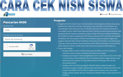 CARA CEK NISN SISWA