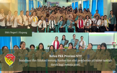 Kunjungan dan Sosialisasi dari Tim Penggerak PKK Provinsi NTT